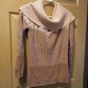 Soho international concepts pink glitter sweater S